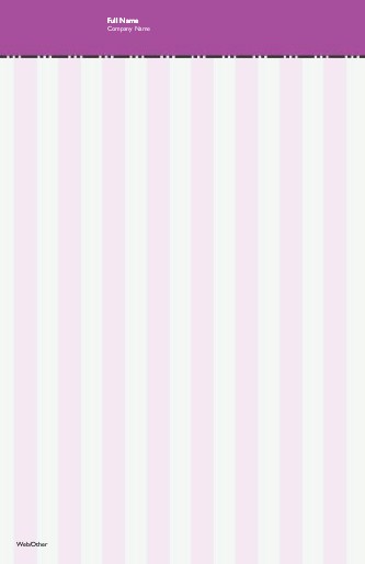 Purple Stripe 253 Large Note Pads