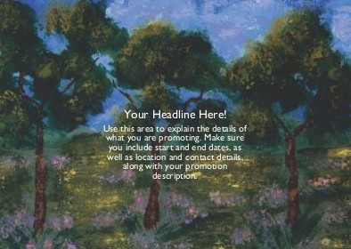 Tree Painting Full Colour Standard Sized Postcards
