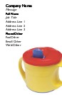 Sippy Cup Recycled Business Cards
