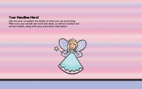 Fairy Full Colour Oversized Postcards