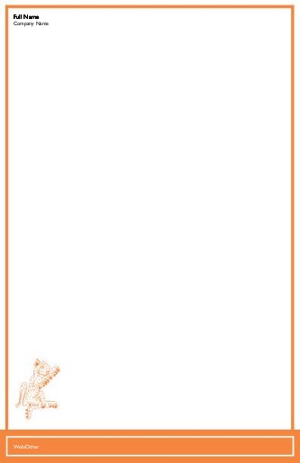 Wild Animal Folk Art Large Note Pads