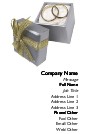 Wedding Rings in Box Recycled Business Cards