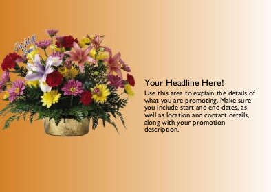 Spring Flower Arrangement Full Colour Standard Sized Postcards