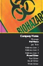 Bio-hazard Sign Full Colour Business Cards