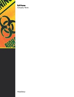 Bio-hazard Sign Compact Note Pads