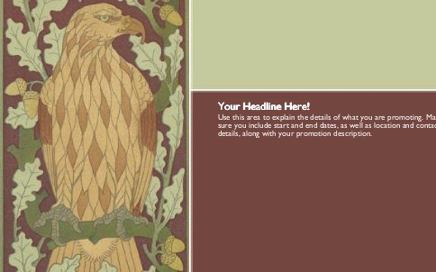 Audacious Eagle Full Colour Oversized Postcards