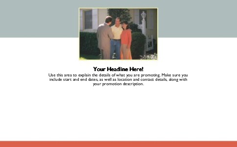 Estate Agent Showing House Full Colour Oversized Postcards