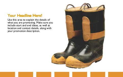 Stomp Out Fires Full Colour Oversized Postcards