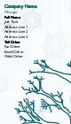 Sketchy Winter Full Colour Business Cards