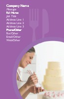 A Cake Decorator Full Colour Business Cards