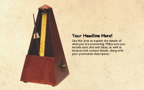Metronome Full Colour Oversized Postcards