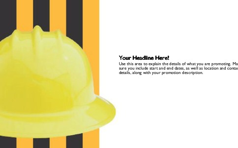 Safety First Full Colour Oversized Postcards