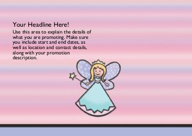Fairy Full Colour Standard Sized Postcards