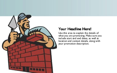 Bricklayer Full Colour Oversized Postcards