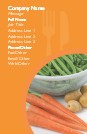 Cutting up Vegetables Full Colour Business Cards