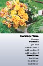 Flower Basket Full Colour Business Cards