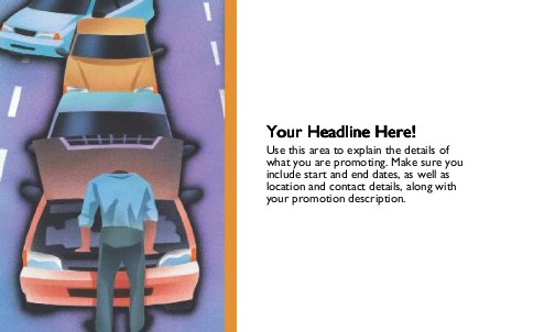 Highway Problems Full Colour Oversized Postcards