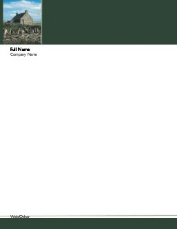 Cottage in the Meadow Compact Note Pads