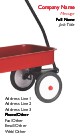 Toddler Transport Full Colour Business Cards