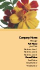 Perky Posies Full Colour Magnetic Business Cards