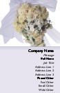 Rose Bouquet Full Colour Magnetic Business Cards