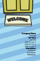 Welcome Mat Recycled Business Cards