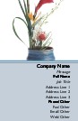 Flower Arrangement Full Colour Magnetic Business Cards
