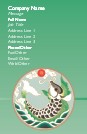 Asian Fish Design Full Colour Business Cards