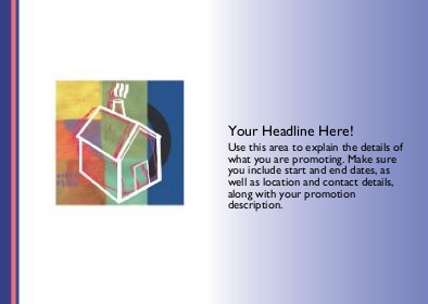 House of Many Colours Full Colour Standard Sized Postcards