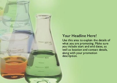 Lab Beakers Full Colour Standard Sized Postcards