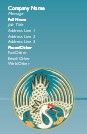 Asian Crane Full Colour Business Cards
