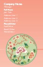 Assorted Geraniums Full Colour Business Cards
