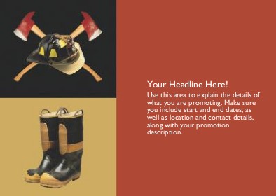 Give Fire the Boot Full Colour Standard Sized Postcards