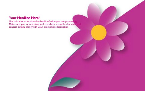 Perfect Petals Full Colour Oversized Postcards