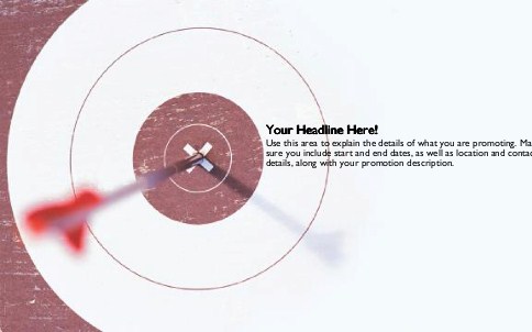 Bull's Eye Full Colour Oversized Postcards