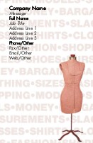 Dressmaker's Model