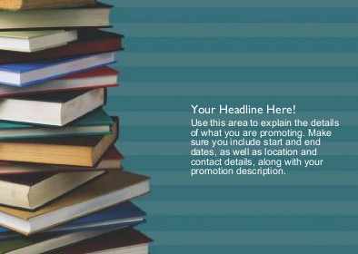 Large Stack of Books Full Colour Standard Sized Postcards