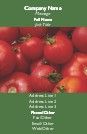 Cherry Tomatoes Full Colour Business Cards