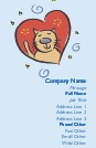 Kitty Kisses Full Colour Business Cards