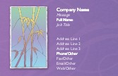 Bamboo Fronds Recycled Business Cards