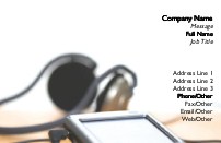 Digital Beats Recycled Business Cards
