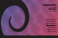 Disc Illusions Recycled Business Cards