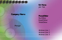Disc Space Recycled Business Cards