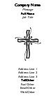 Christian Values Full Colour Business Cards