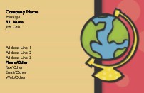 Around the World Full Colour Business Cards