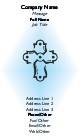 Comforting Cross Full Colour Business Cards