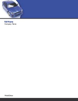 Metallic Blue Car Compact Note Pads