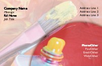 Art School Recycled Business Cards