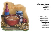 Simmering Sauce Full Colour Business Cards