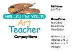 Art Introduction Recycled Business Cards